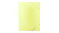 teczka z gumką a4 pp pastel żółty 5333