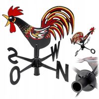 KOGUT OGRODOWY POGODOWY WIATROWSKAZ DEKORACYJNYY OZDOBNY RÓŻA WIATRÓW