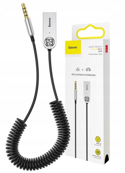 BASEUS ADAPTER ODBIORNIK AUDIO TRANSMITER BLUETOOTH DO SAMOCHODU USB zdjęcie 1
