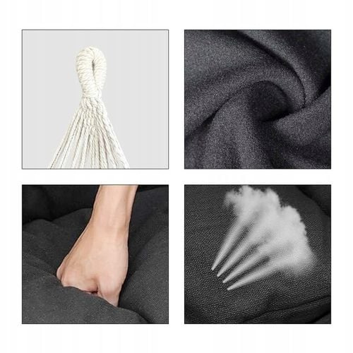 NOWOCZESNY HAMAK FOTEL OGRODOWY WISZĄCY KRZESŁO HUŚTAWKA na Arena.pl