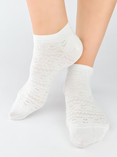 STOPKI DAMSKIE BAWEŁNA ST066 36-41 ecru/mix wzór na Arena.pl