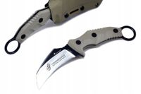 Karambit taktyczny wojskowy nóż do samoobrony Pazur HX OUTDOORS D205 Kydex