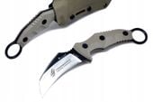 Karambit taktyczny wojskowy nóż do samoobrony Pazur HX OUTDOORS D205 Kydex