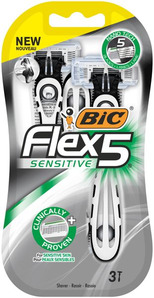 BIC Maszynka do golenia Flex 5 Sensitive 1 op. - 3szt zdjęcie 1