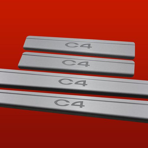 Listwa progowa CITROEN C4 MK1 Stal nierdzewna 304 mat 4szt na Arena.pl