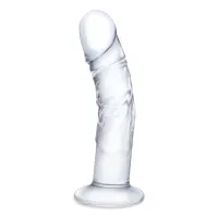 glas curved realistic - model szklany, przezroczysty, 17 cm, z żyłkami
