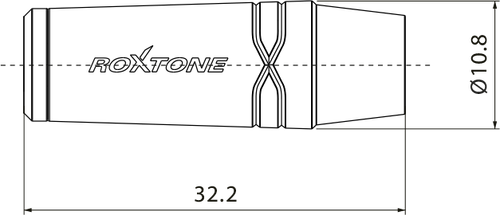 Gniazdo Jack 3,5mm na kabel Roxtone RMJ3FPP-45-BG na Arena.pl