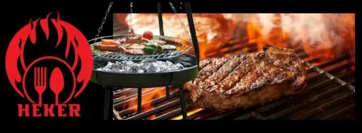 GRILL WISZĄCY OGRODOWY REGUL TRÓJNÓG PALENISKO 3W1 zdjęcie 4