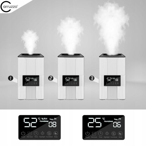 Nawilżacz powietrza AUTOMATYCZNY AROMATERAPIA 5w1 LCD +3 OLEJKI FILTR PILOT na Arena.pl