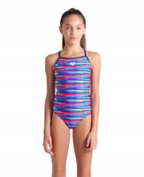 Dziewczęcy strój kąpielowy na basen kostium jednoczęściowy Stripe Arena 164