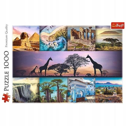 puzzle 1000 kolaż afryka 10792 na Arena.pl