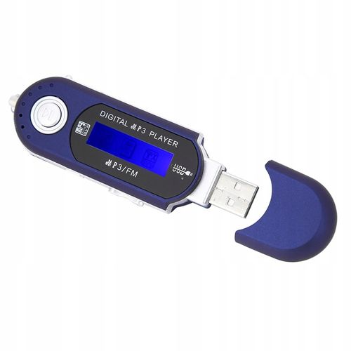 ODTWARZACZ MP3 USB PENDRIVE RADIO FM NIEBIESKI na Arena.pl