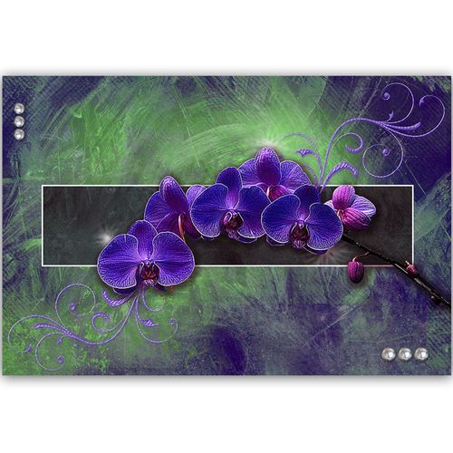 Deco Panel,Orchidea w kolorze fioletu 60x40 na Arena.pl