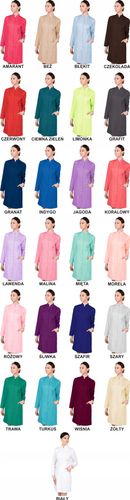 Fartuch medyczny damski z długim rękawem z HAFTEM TWOIM LOGO NAPISEM 10 szt na Arena.pl