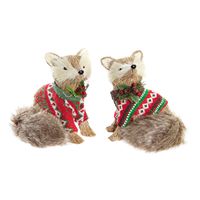 ozdoby świąteczne DKD Home Decor Poliester (16 x 18 x 21 cm) (2 Sztuk)