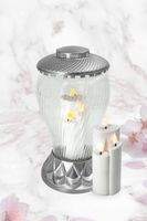ZNICZ LAMPION SAPPORO SANTA MAROZZA PIĘKNY + WKŁAD LED - BATERIE GRATIS