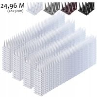 KOLCE NA PTAKI GOŁĘBIE PLASTIKOWE 48szt 25m