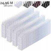 KOLCE NA PTAKI GOŁĘBIE PLASTIKOWE 48szt 25m