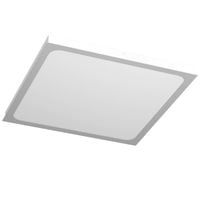 Plafoniera Hika 1058 Brosline LED 60W 3000K do salonu kwadratowa biały