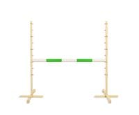Przeszkoda skokowa do Hobby Horse 120cm, belka zielona
