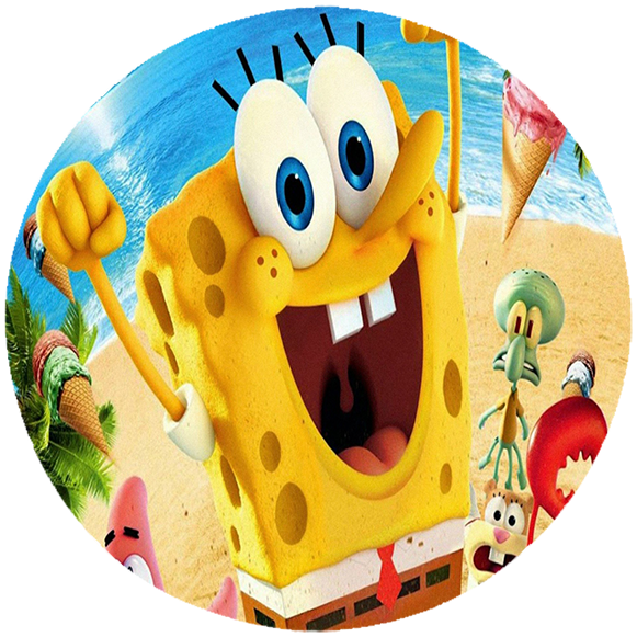 Opłatek na tort Spongebob zdjęcie 1