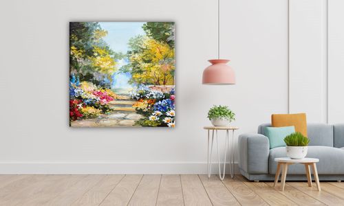 OBRAZ NA PŁÓTNIE 079 Park 30x30cm na Arena.pl