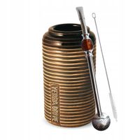 Zestaw Yerba Mate Matero Drive Miodowe + Bombilla z Kamieniem