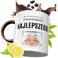 Kubek Bordowy Dla Dziadka Na Urodziny Prezent Z Nadrukiem Ze Zdjęciem
