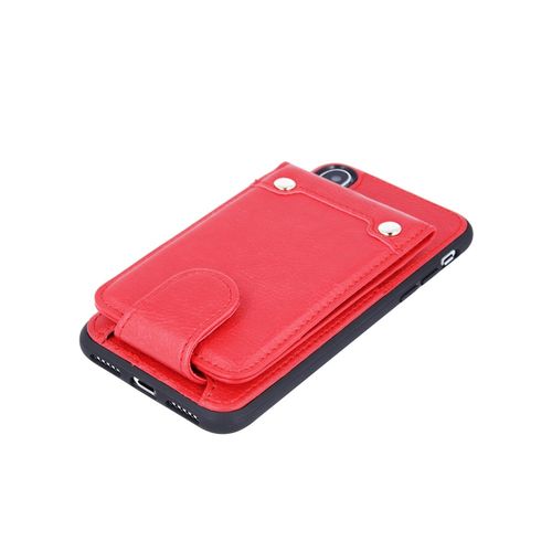 Nakładka Pocket case do iPhone 7 / iPhone 8 Plus czerwona na Arena.pl