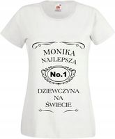 Koszulka NAJLEPSZA DZIEWCZYNA NA ŚWIECIE prezent