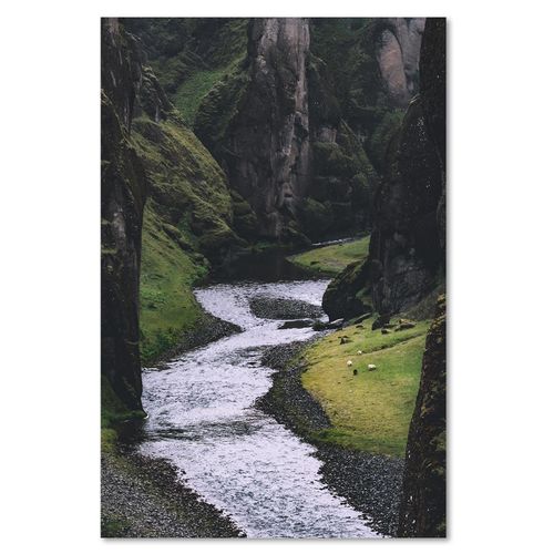 Obraz na płótnie - Canvas, Potok w górach 40x60 na Arena.pl
