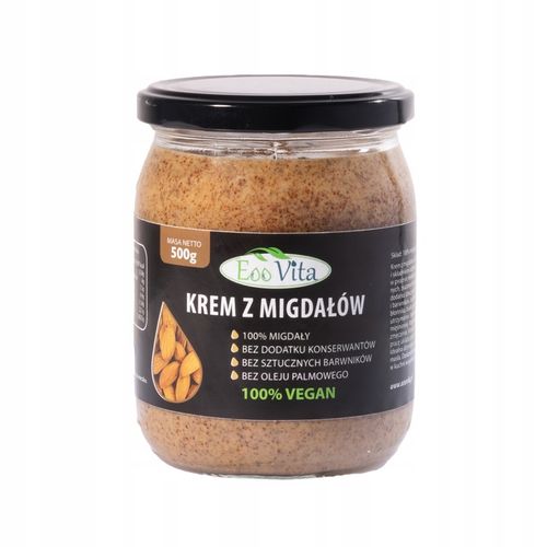 Pasta masło z migdałów migdałowe 500g na Arena.pl