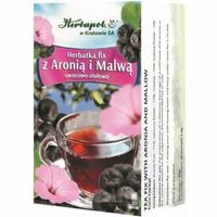 HERBATA Z ARONIĄ I MALWĄ ekspresowa Herbapol 60 g