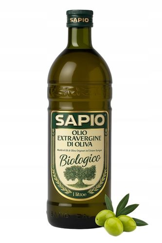 Oliwa z oliwek Extra Virgin 1L BIO SAPIO Świeża i łagodna na Arena.pl