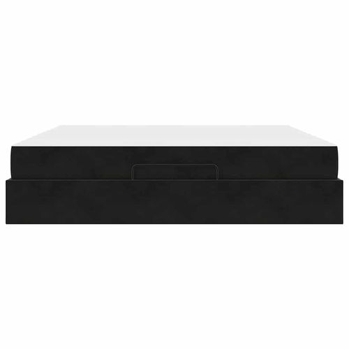 Ramka łóżka Czarny 180 x 200 cm Aksamit na Arena.pl