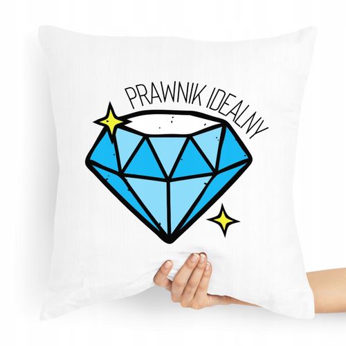 Poduszka Prezent Dla Prawnika Prawnik Idealny Z Nadrukiem Ze Zdjęciem na Arena.pl