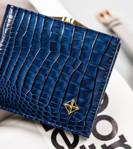 elegancki, mały portfel damski na bigiel i zatrzask - milano design na Arena.pl