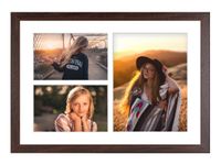 Ramka na 3 zdjęcia Hekla 30x40x3 galeria brązowy 1szt.