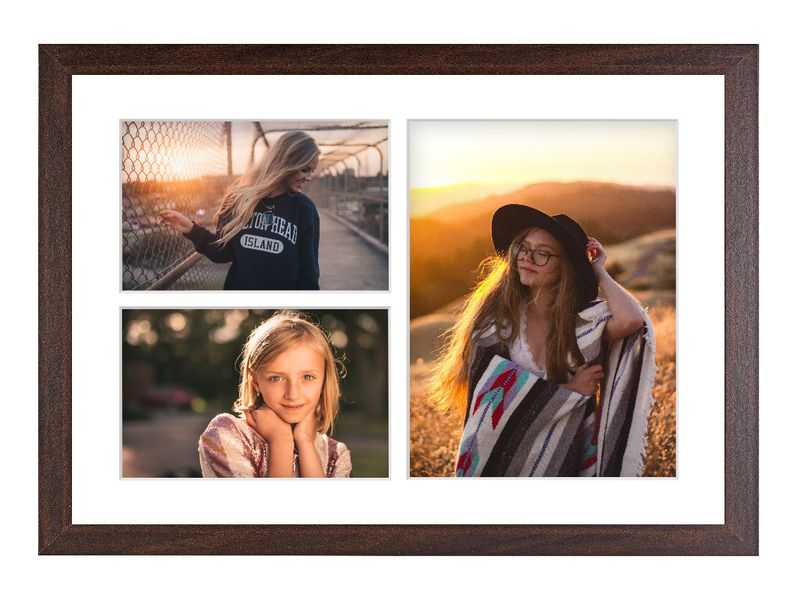 Ramka na 3 zdjęcia Hekla 30x40x3 galeria brązowy 1szt. zdjęcie 1