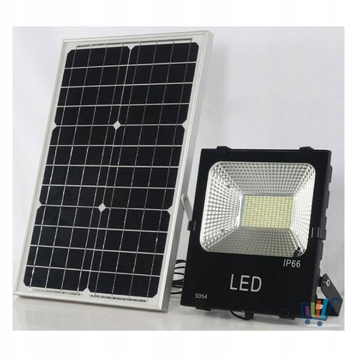 Zestaw Solarny Halogen Led 200 W+ Panel+ Pilot na Arena.pl