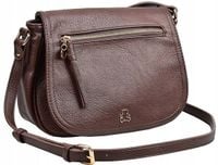 Lulu Castagnette torebka listonoszka skóra ekologiczna brązowy