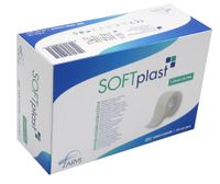 Plaster włókninowy przylepiec 9 m x1,25 cm 24 sztuki Softplast Plaster włókninowy przylepiec 9 m x1,25 cm 24 sztuki Softplast