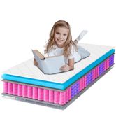 Materac 80x200 dziecięcy kieszeniowy Borys Kids 14cm z pokrowcem wygodny H3