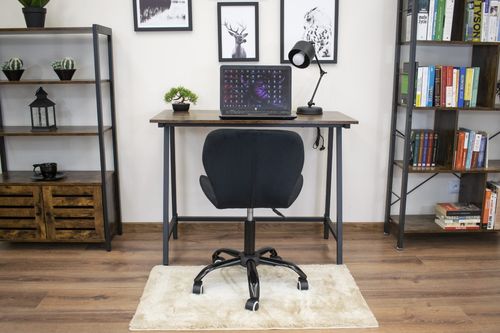 Krzesło obrotowe NOTO aksamit - czarne na Arena.pl