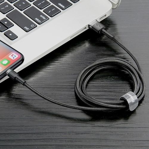 Kabel Lightning USB Baseus Cafule 2A 3m (szaro-czarny) na Arena.pl