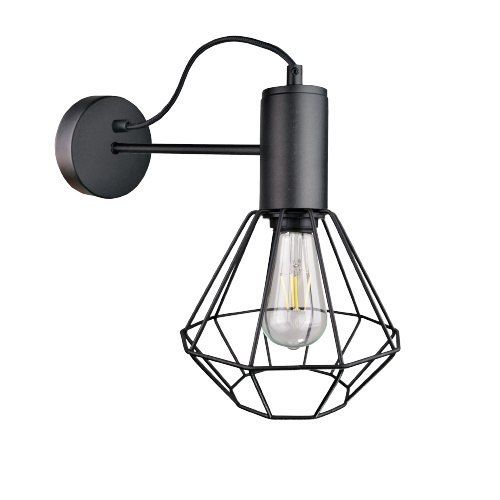 Kinkiet 1xE27 LARS BLACK zdjęcie 5