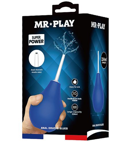 Niebieska gruszka do lewatywy - 224 ml na Arena.pl