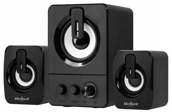 Głośniki Komputerowe 2.1 Do Pc Komputera Laptopa zdjęcie 2