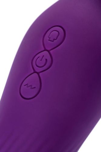 jos stimulator 2 in 1 kisom, silicone, purple, 13 cm na Arena.pl