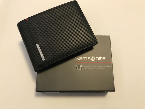 SAMSONITE PORTFEL MĘSKI PERFORATED RFID CZARNY na Arena.pl